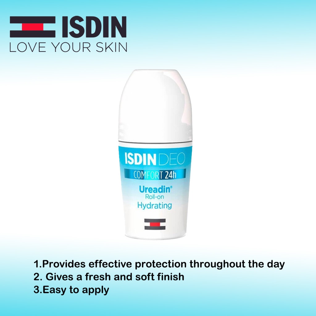 Isdin Deo Ureadin Comfort 24 Hour Hydrating Ureadin Roll On 50 mL