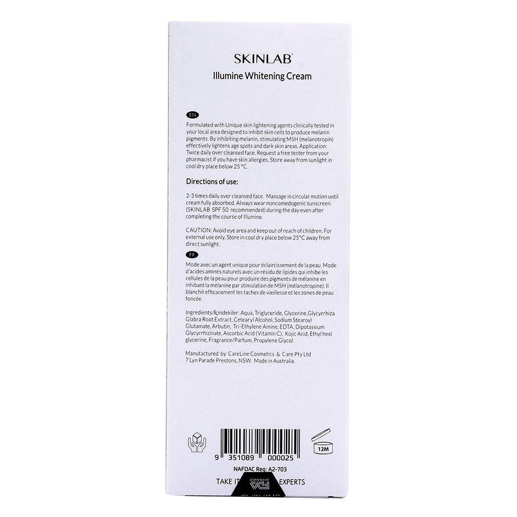 Skinlab Illumine Whitening Cream SPF15 50 mL