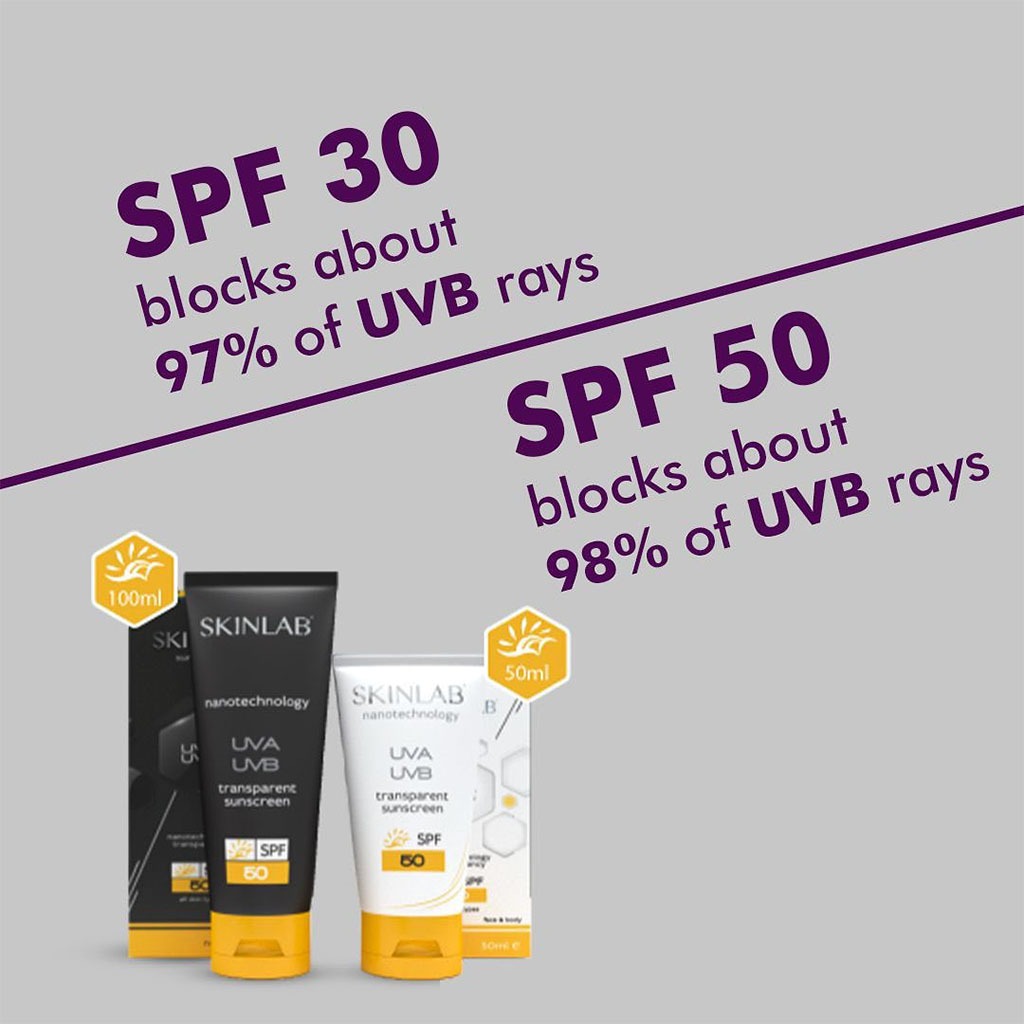 Skinlab UVA/UVB SPF50 Transparent Sunscreen 100 mL