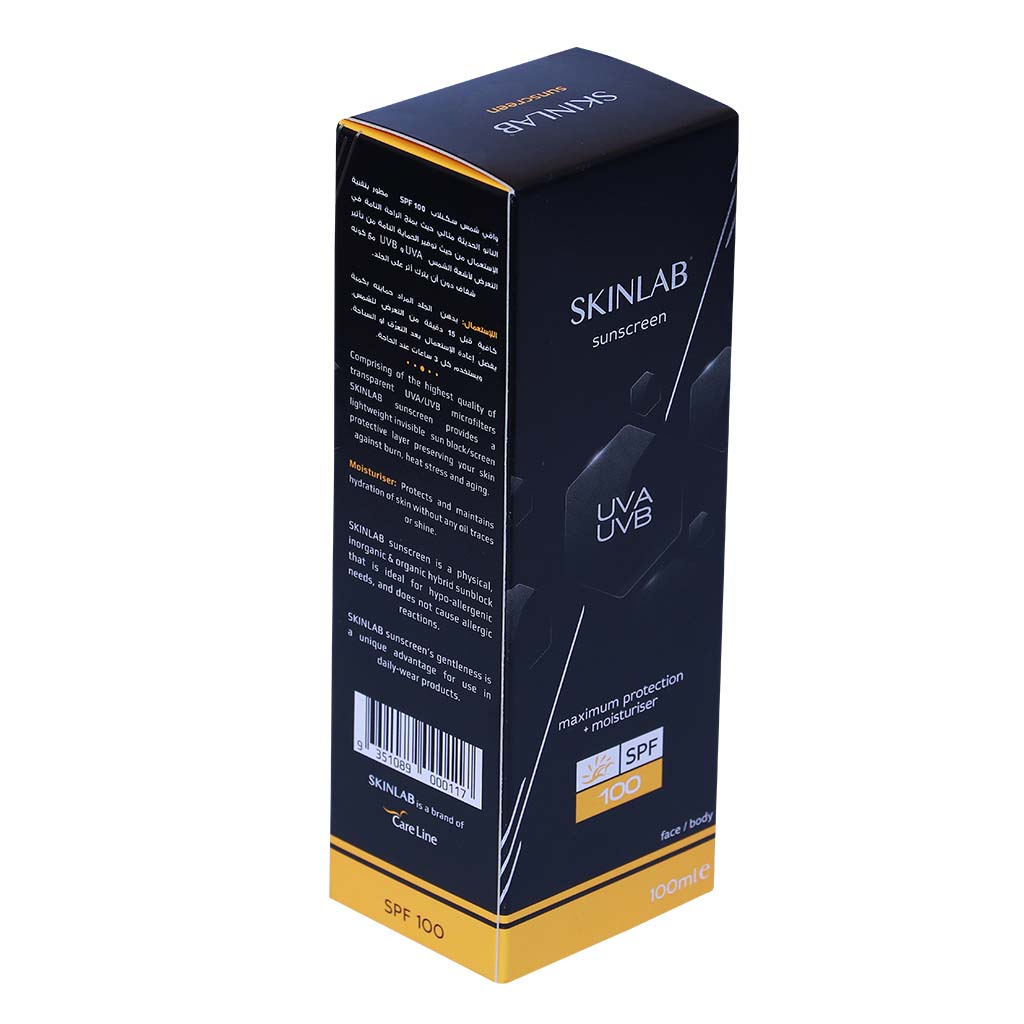 Skinlab UVA/UVB SPF100 Sunscreen 100 mL