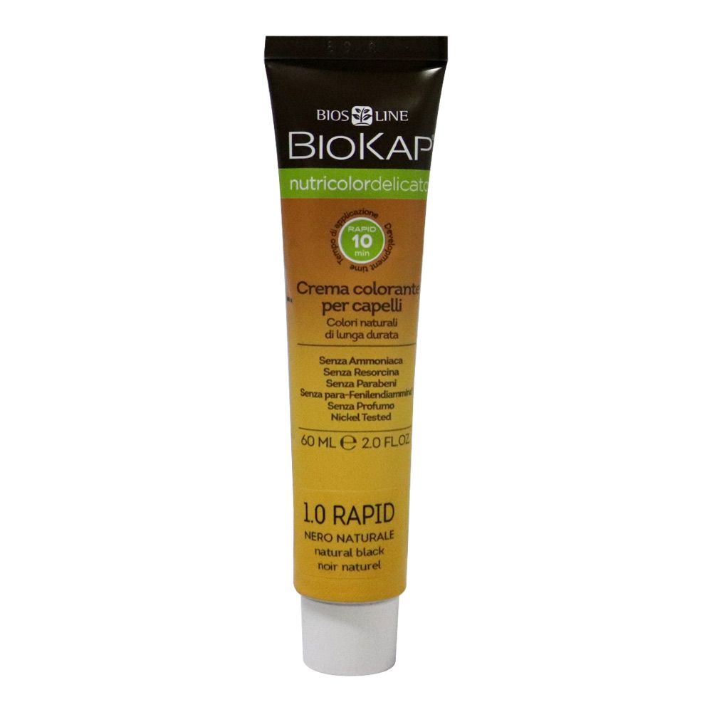 Biokap Nutricolor Delicato Rapid 1.0 Natural Black 135 mL