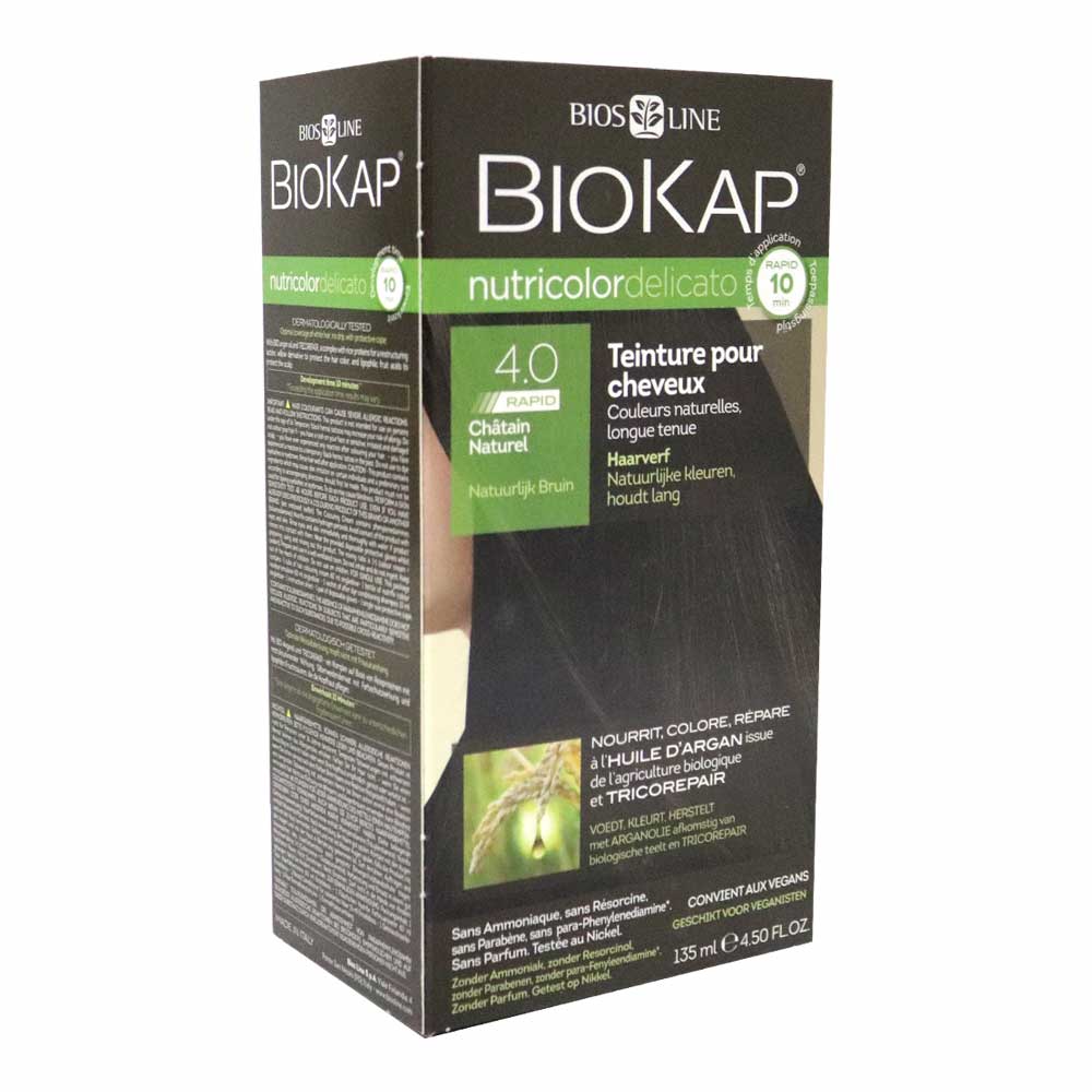 Biokap Nutricolor Delicato Rapid 4.00 Natural Brown 135 mL