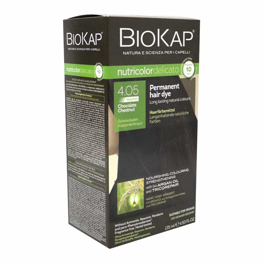 Biokap Nutricolor Delicato Rapid 4.05 Chocolate Chestnut 135 mL