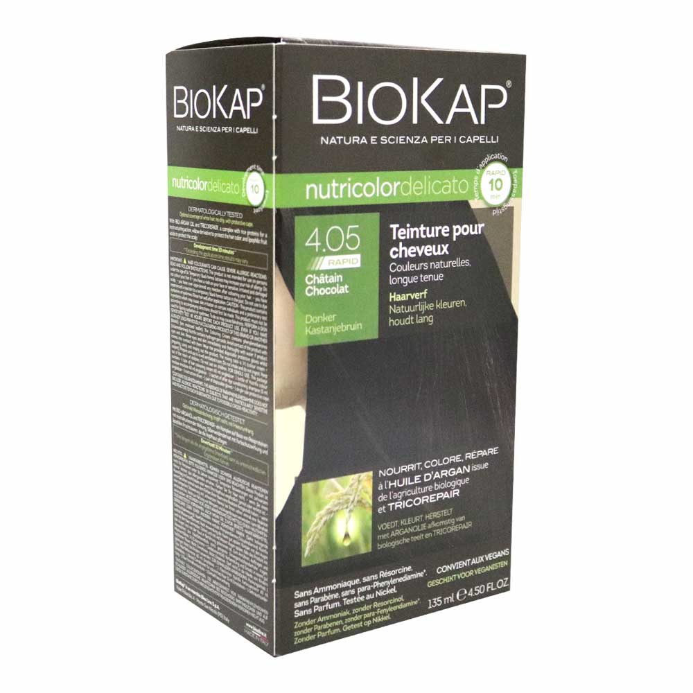 Biokap Nutricolor Delicato Rapid 4.05 Chocolate Chestnut 135 mL