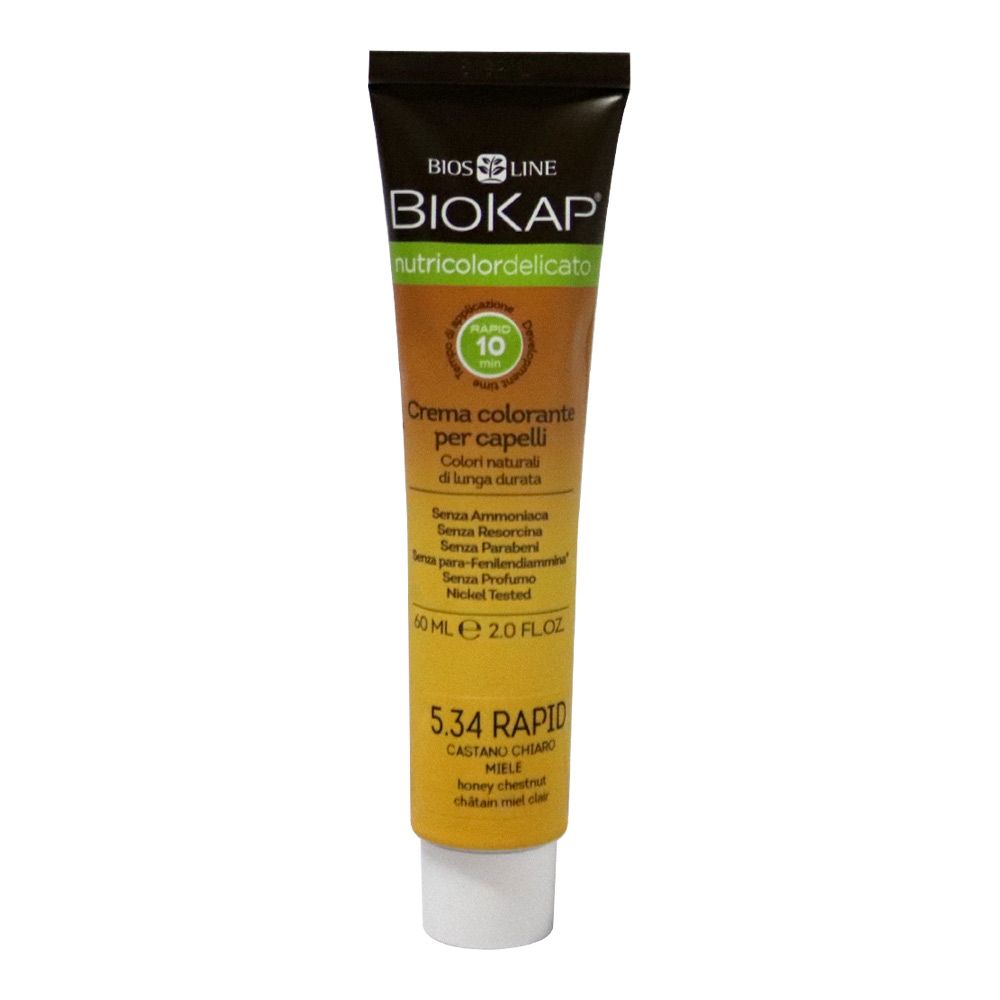Biokap Nutricolor Delicato Rapid 5.34 Honey Chestnut 135 mL