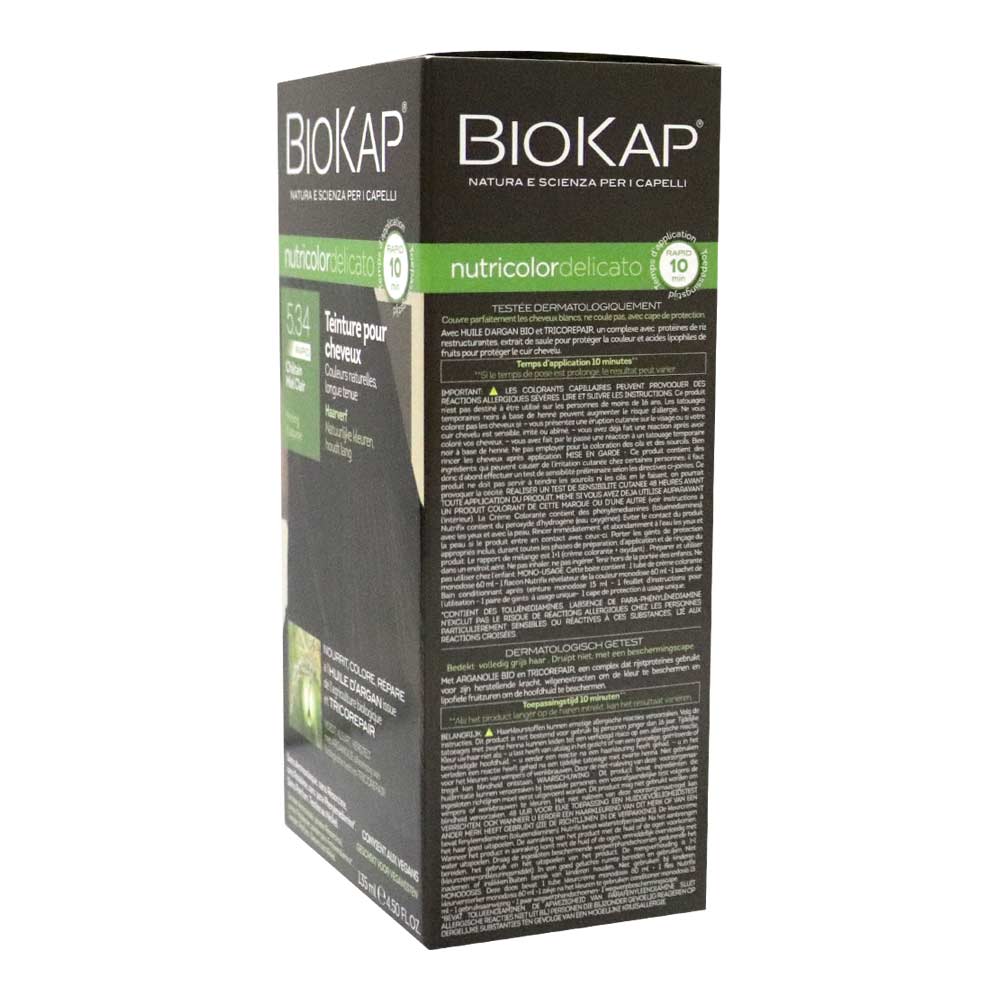 Biokap Nutricolor Delicato Rapid 5.34 Honey Chestnut 135 mL