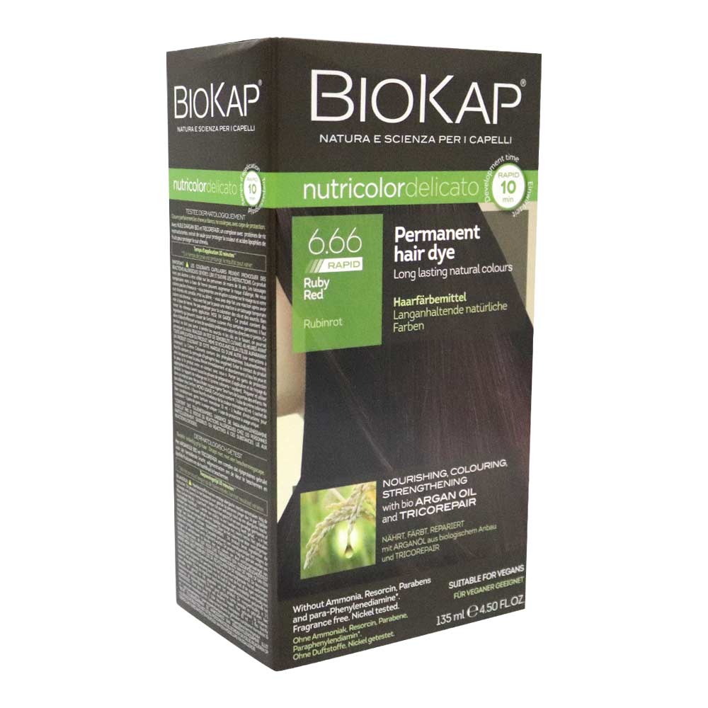 Biokap Nutricolor Delicato Rapid 6.66 Ruby Red 135 mL