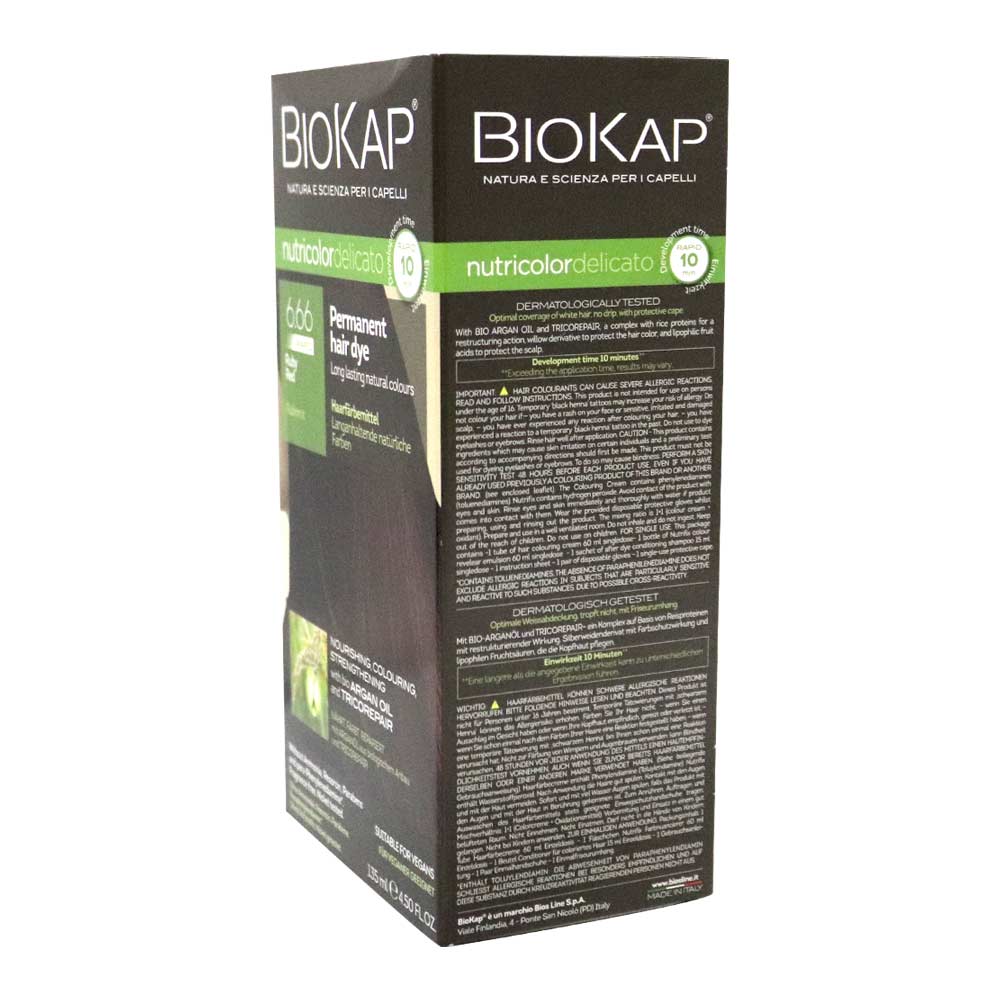 Biokap Nutricolor Delicato Rapid 6.66 Ruby Red 135 mL