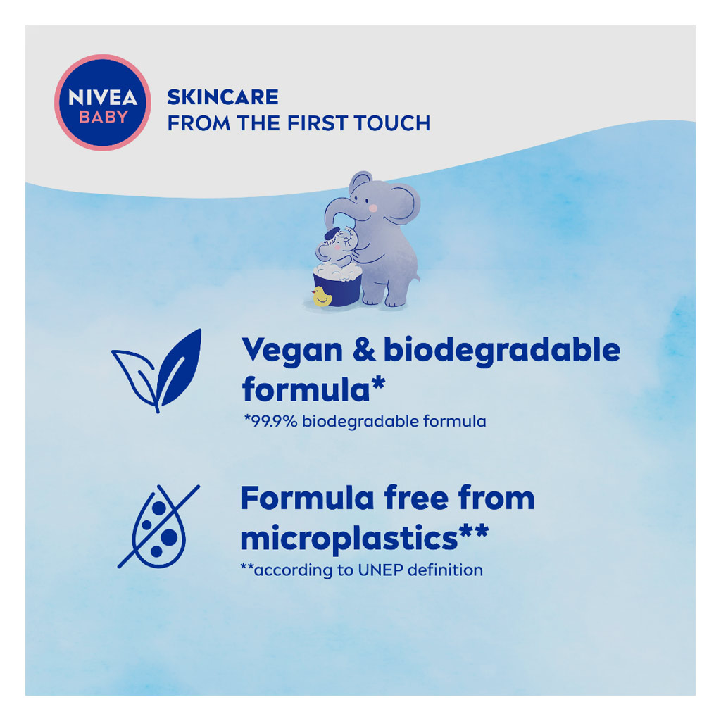 Nivea Baby Head To Toe Shampoo & Bath Gel 500ml