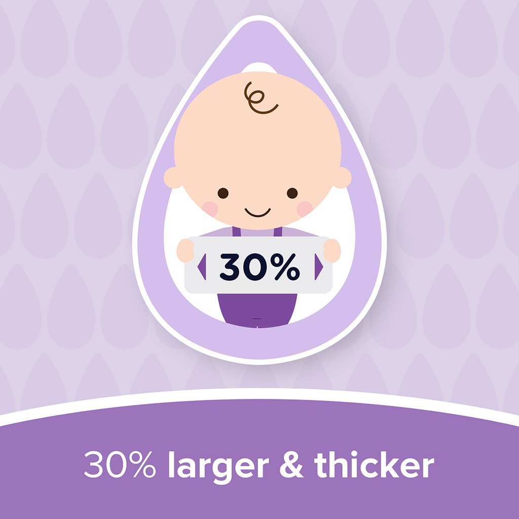 Johnson's Ultimate Clean Baby Wipes, Pack of 48's