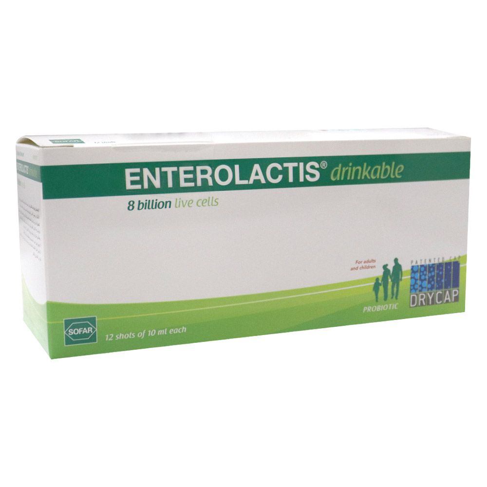 Enterolactis Drinkable DryCap 10 mL 12's