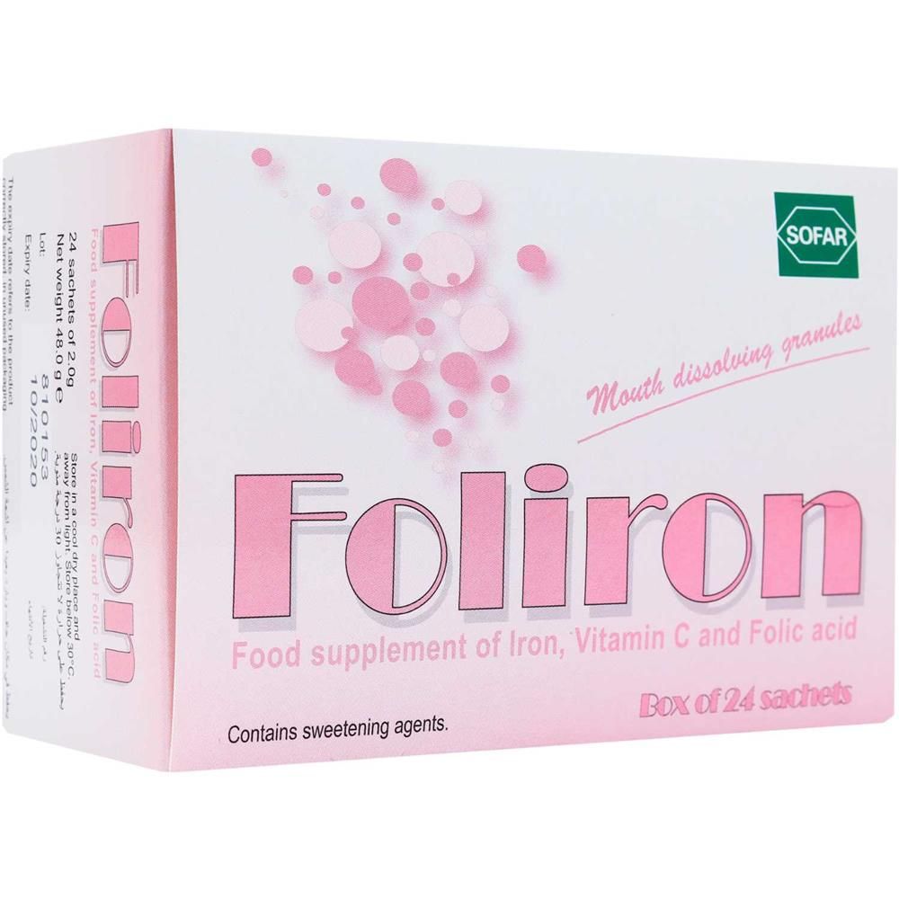 Foliron Sachet 24's