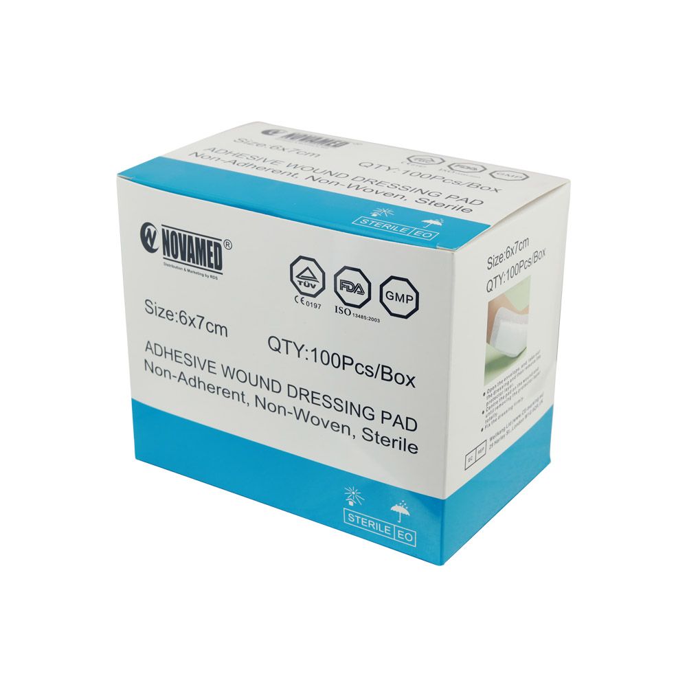Novamed Adhesive Wound Dressing Pad 6 x 7 cm 100's