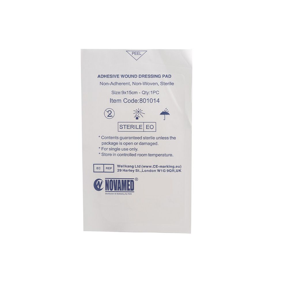 Novamed Adhesive Wound Dressing Pad 9 x 15 cm 30's
