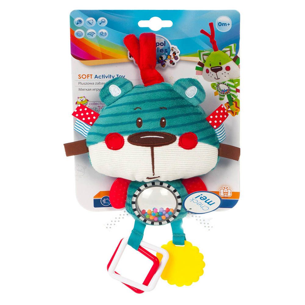 Canpol Babies Baby Toy Jungle Pals Soft Hanging Blue Bear 68/042