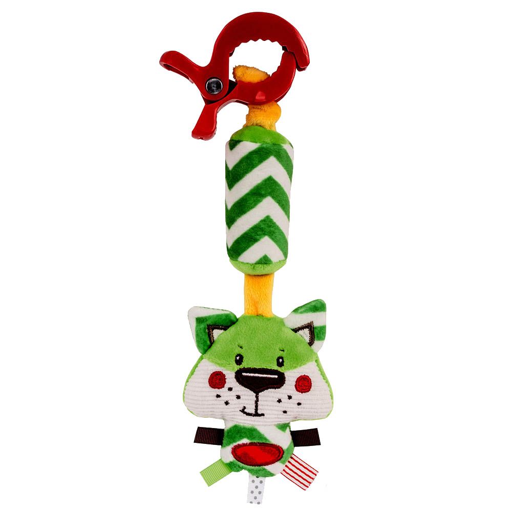 Canpol Babies Baby Toy Jungle Pals Soft Hanging with Chime Tone Green 68/043