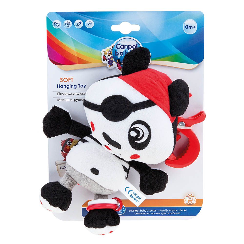 Canpol Babies Baby Toy Pirates Friends Soft Hanging Panda 68/035