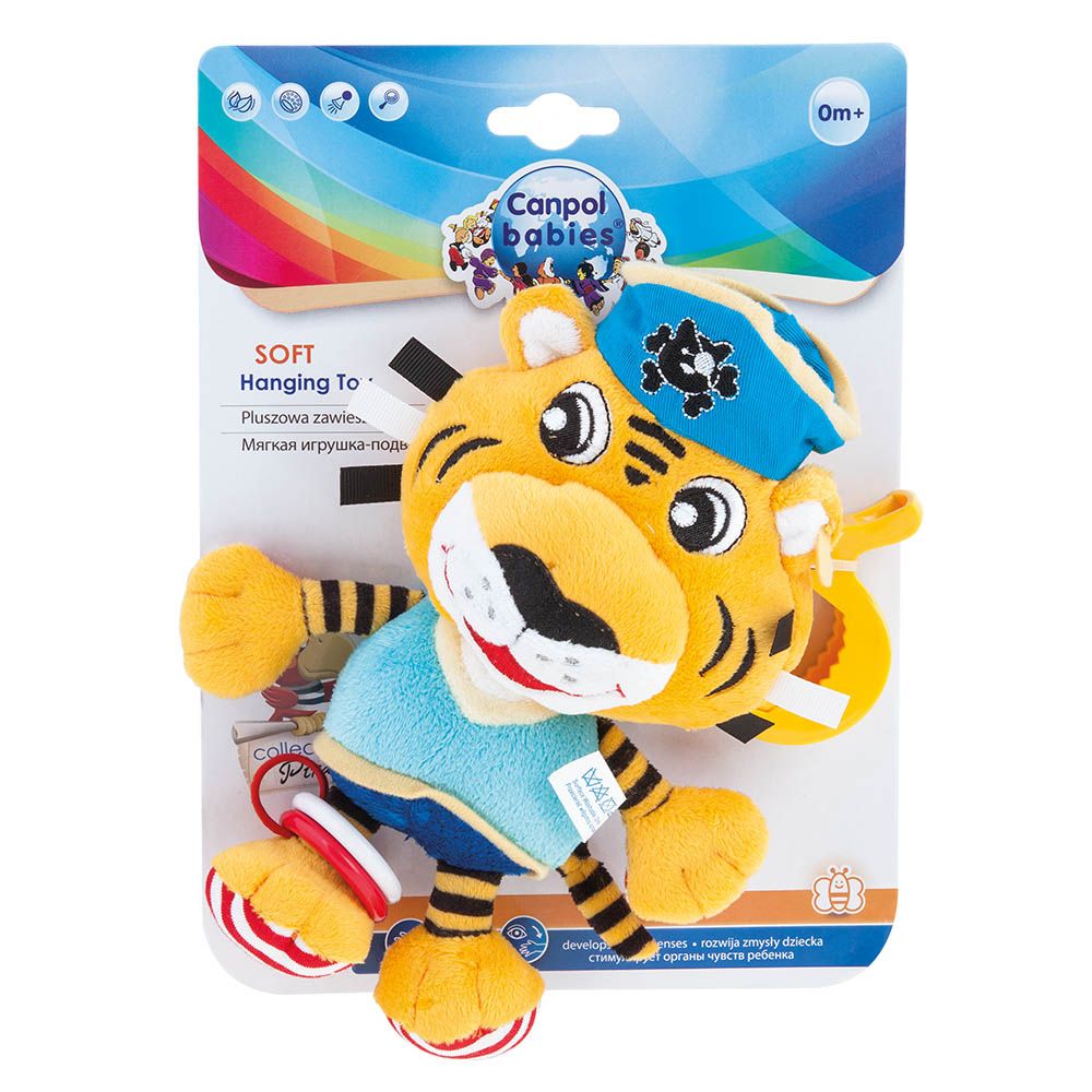 Canpol Babies Baby Toy Pirates Friends Soft Hanging Tiger 68/035