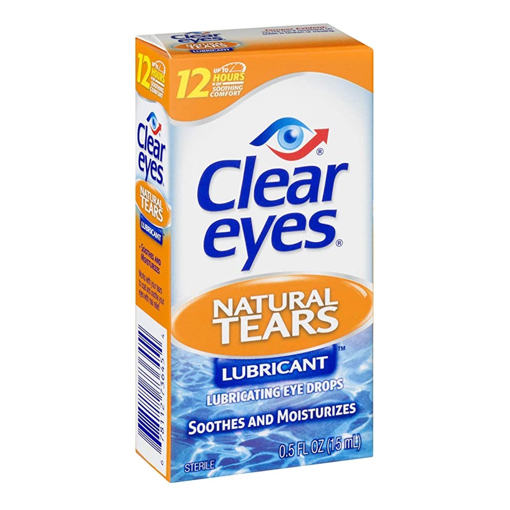 Clear Eyes Natural Tears Eye Drops 15 mL