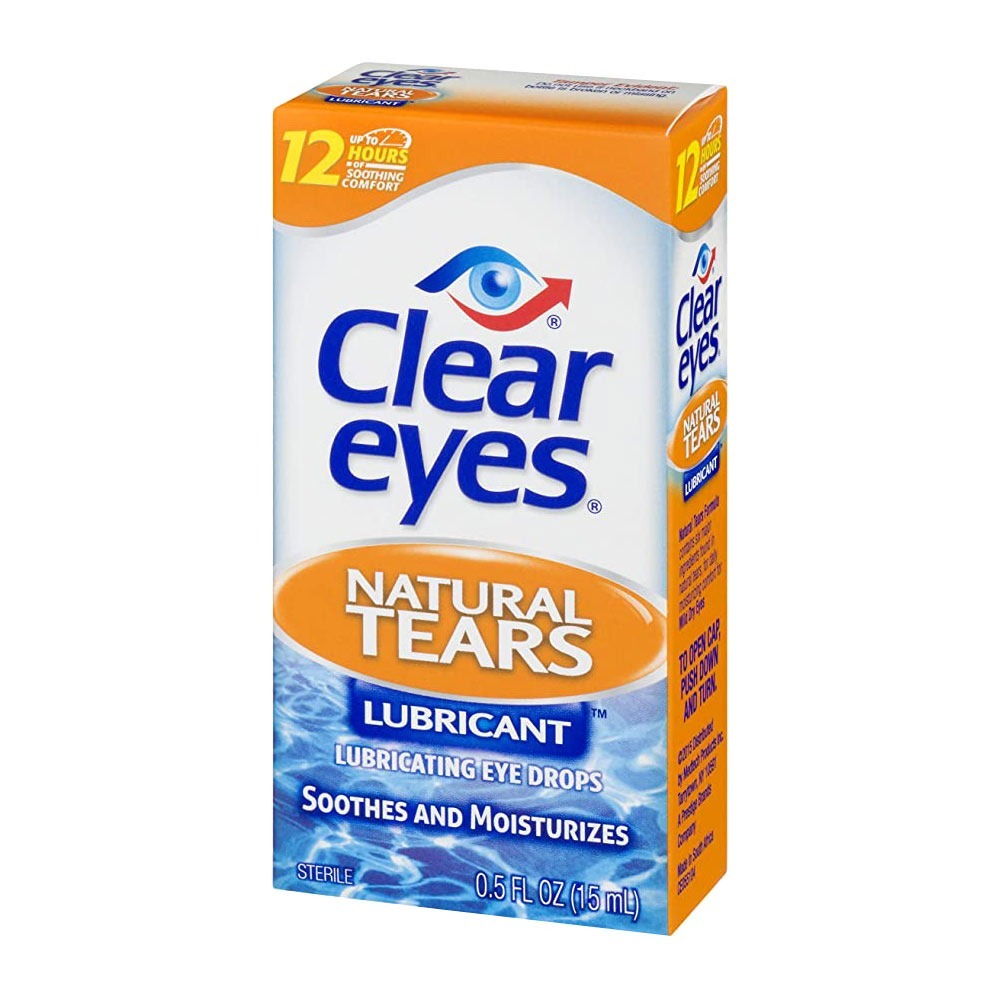 Clear Eyes Natural Tears Eye Drops 15 mL