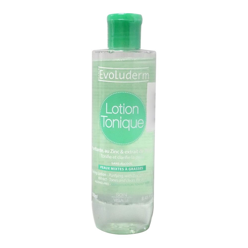 Evoluderm Toning Lotion for Combination To Oily Skin 250 mL 16295