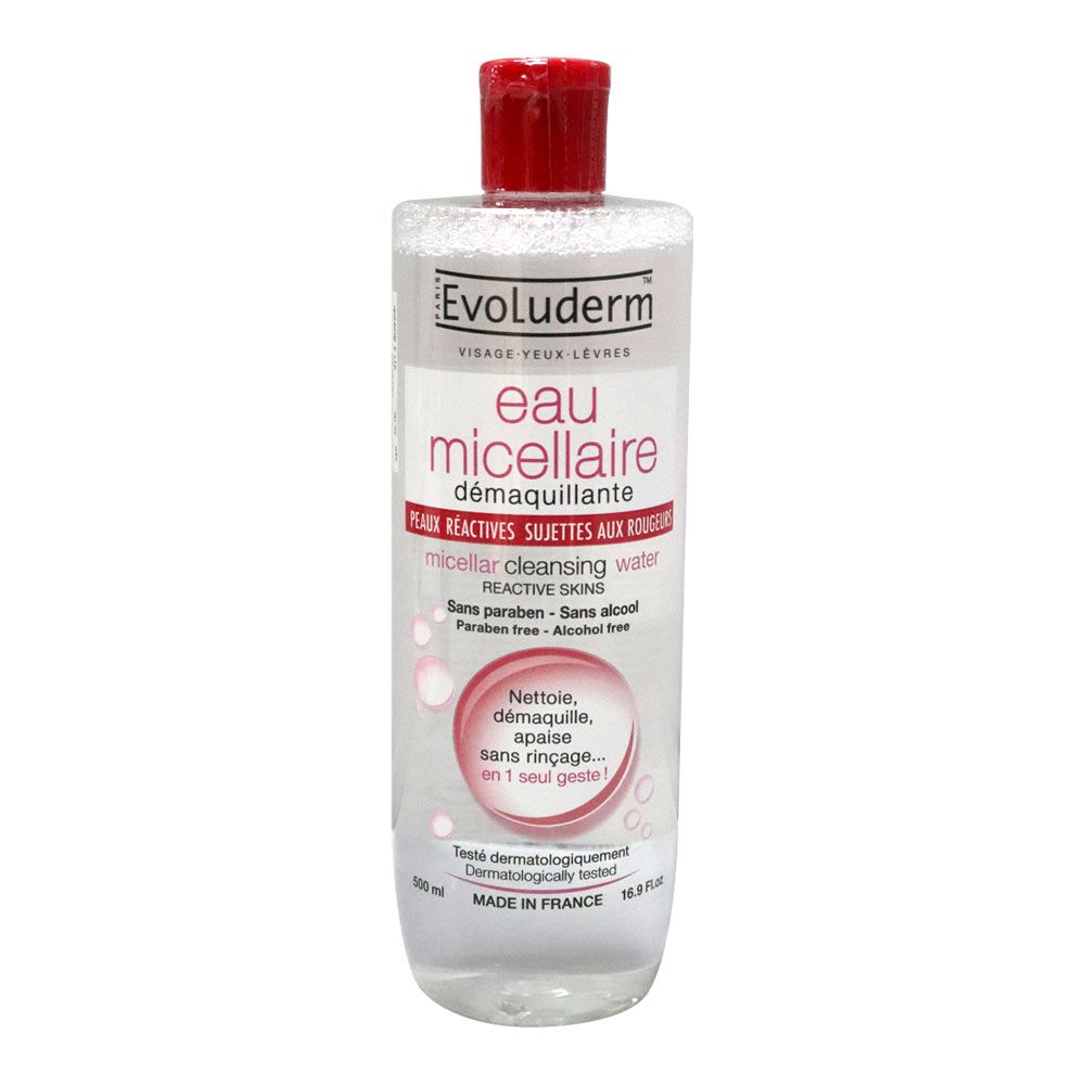 Evoluderm Micellar Water For Reactive Skin 500 mL 15272