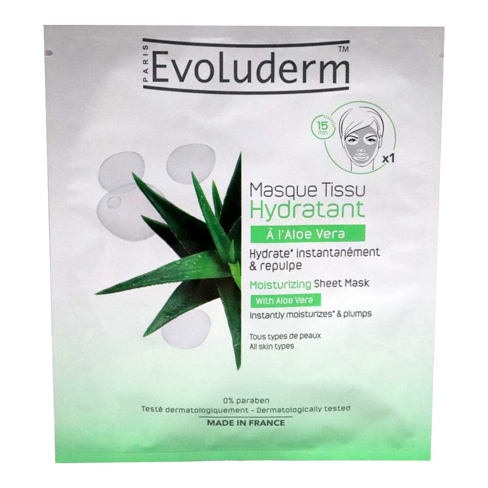 Evoluderm Aloe Vera Sheet Mask 1's 17325