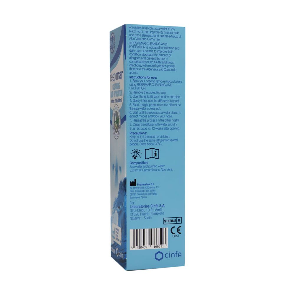 Respimar Cleaning and Hydration Nasal Spray 120 mL