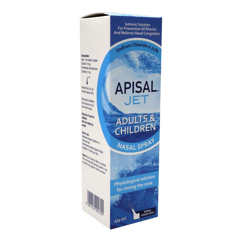 Apisal Jet Adult & Children Nasal Spray 125 mL