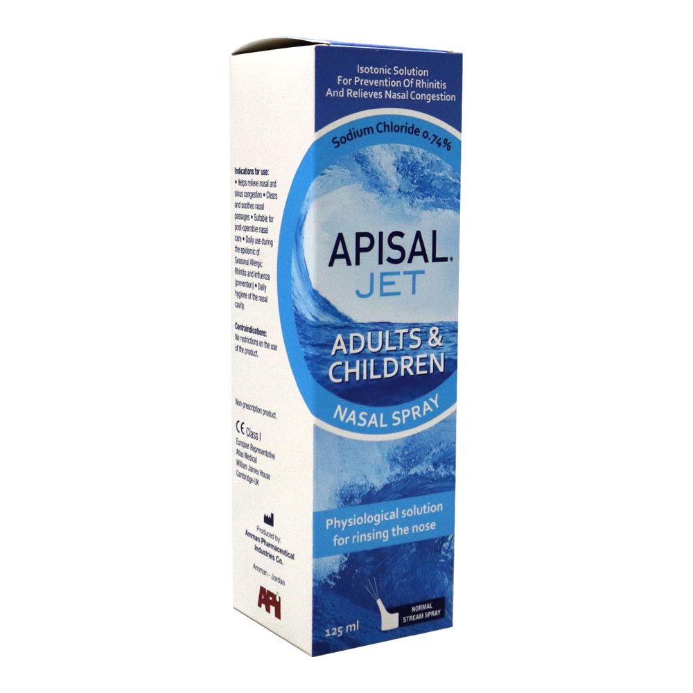 Apisal Jet Adult & Children Nasal Spray 125 mL
