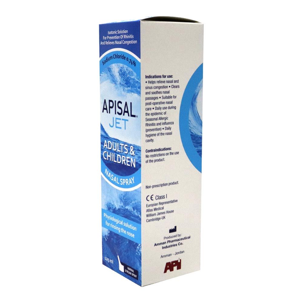 Apisal Jet Adult & Children Nasal Spray 125 mL