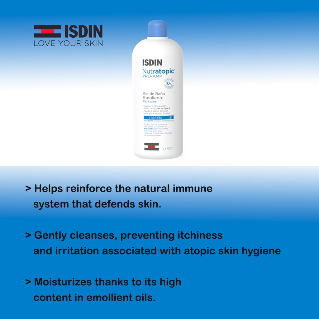 Isdin Nutratopic Pro-AMP Emollient Bath Gel 400 mL
