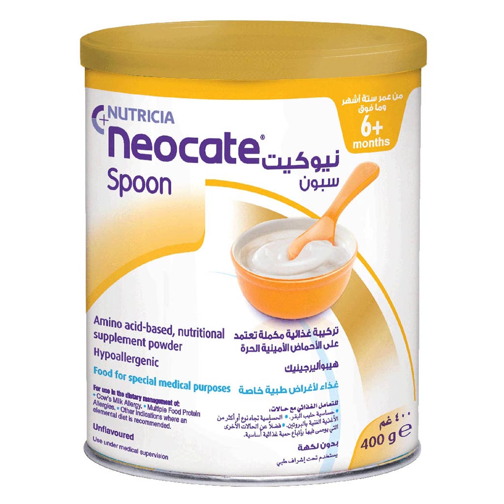 Nutricia Neocate Spoon Hypoallergenic Infant Milk Formula For 6+ Months Unflavoured 400g