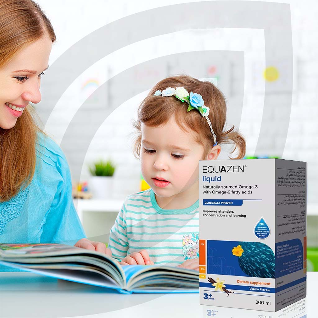 Equazen® Omega-3 & Omega-6 fatty acids for 3+ years Liquid 200 mL