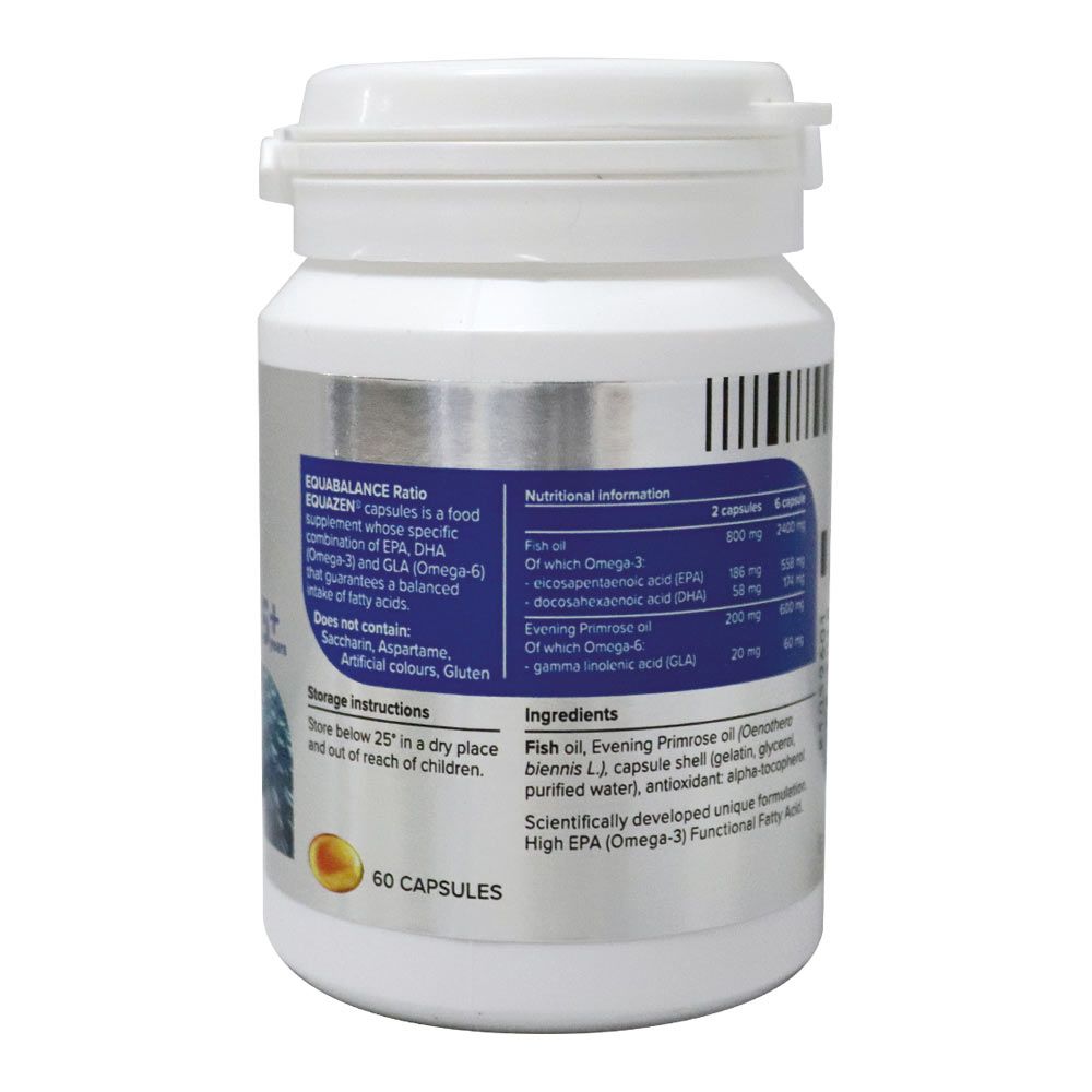 Equazen® Omega-3 & Omega-6 fatty acids for 5+ years Capsules 60's