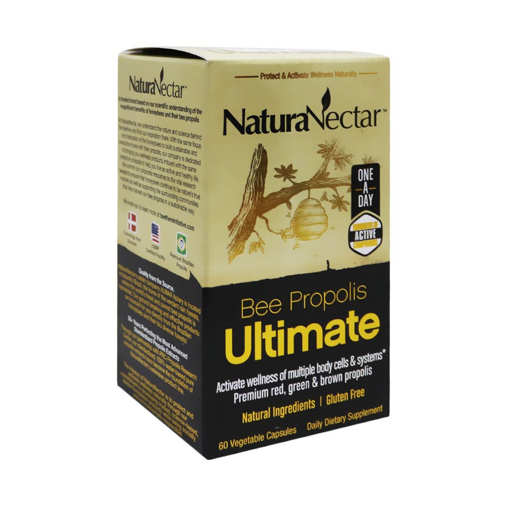 NaturaNectar Bee Propolis Ultimate Vegetable Capsules 60's