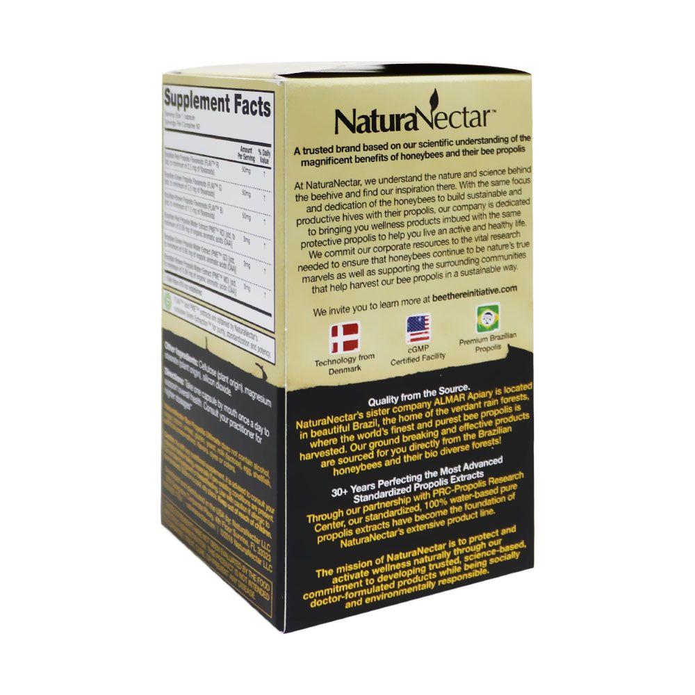NaturaNectar Bee Propolis Ultimate Vegetable Capsules 60's