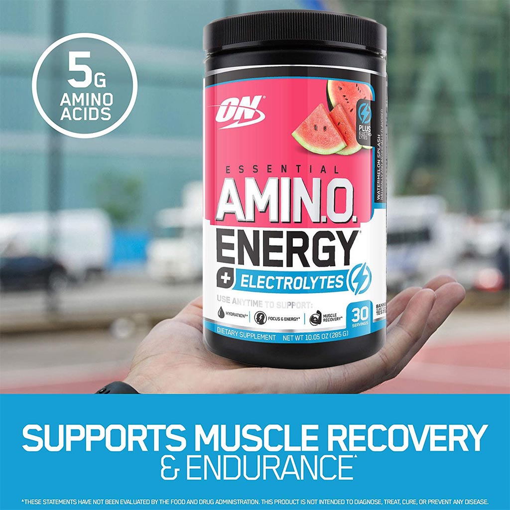 Optimum Nutrition Essential Amino Energy Electrolytes Watermelon 285g 30 Servings