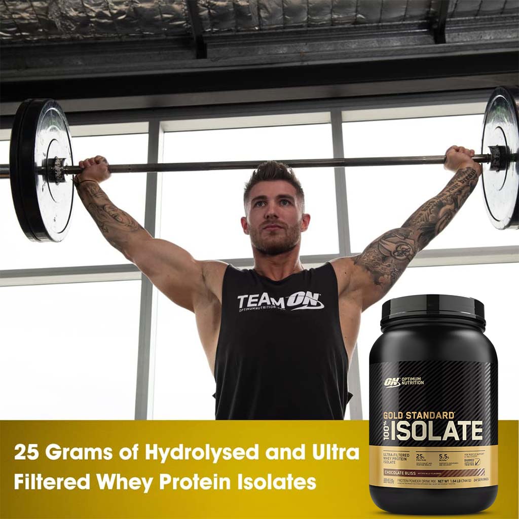 Optimum Nutrition Gold Standard 100% Isolate Chocolate Bliss 1.64lb