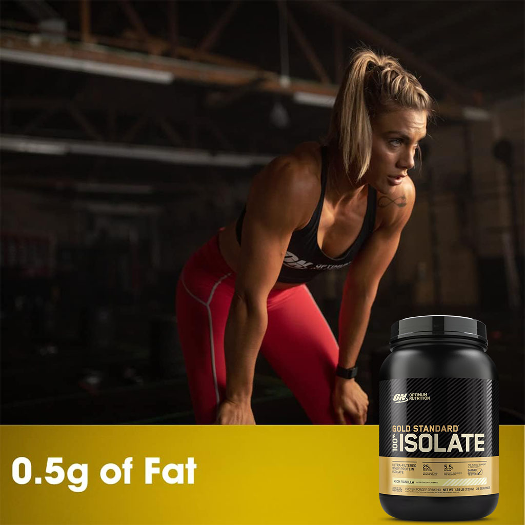 Optimum Nutrition Gold Standard 100% Isolate Rich Vanilla 1.58lb
