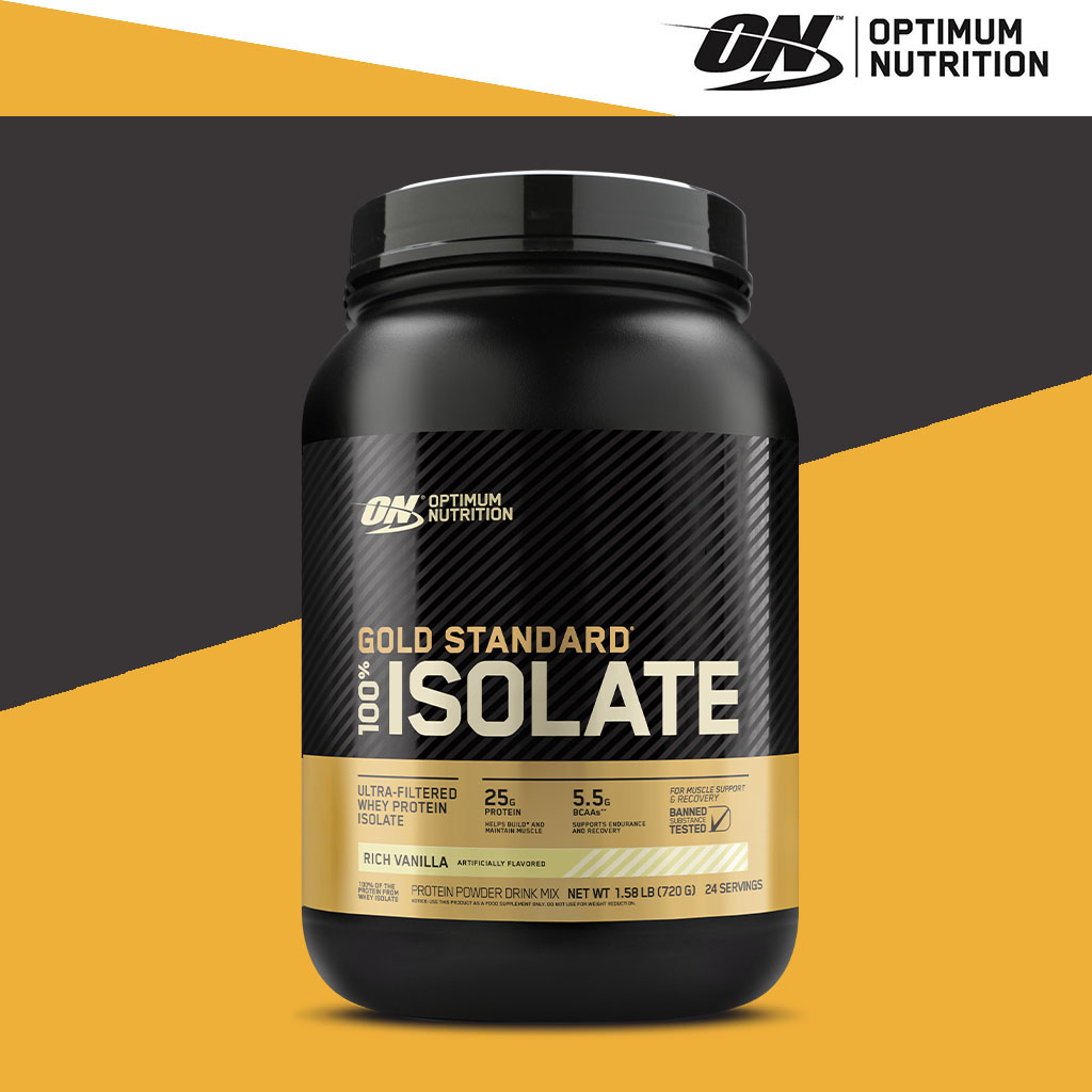 Optimum Nutrition Gold Standard 100% Isolate Rich Vanilla 1.58lb