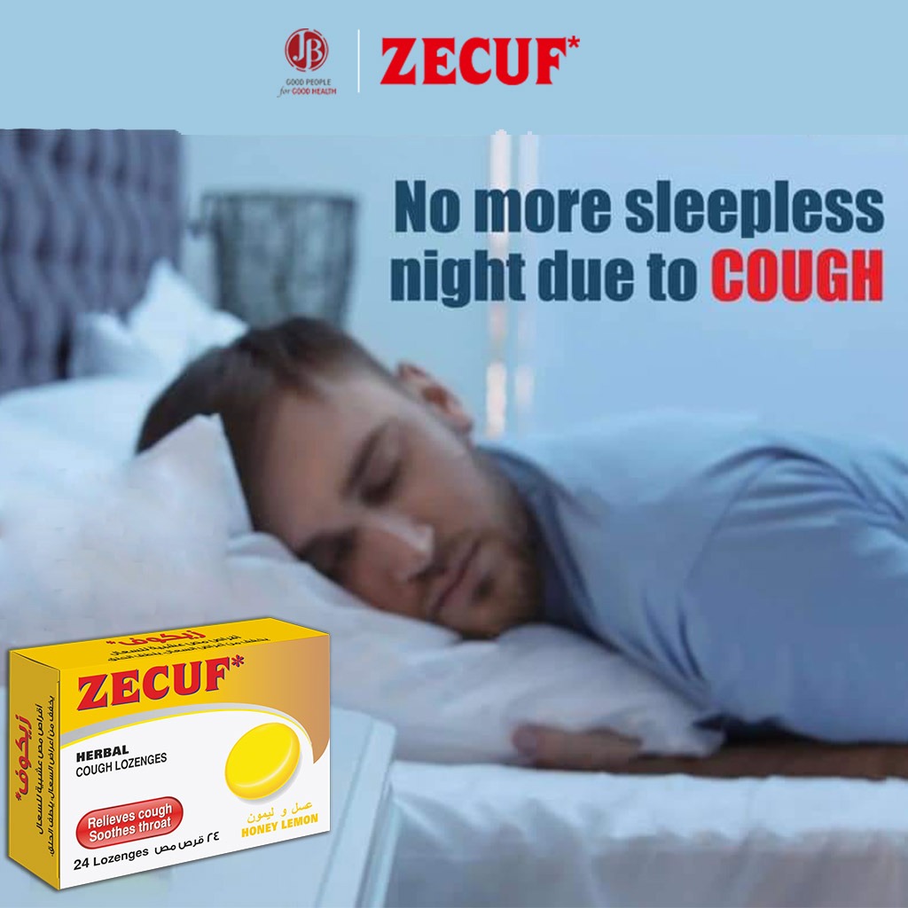 Zecuf Herbal Cough Honey Lemon Lozenges 24's