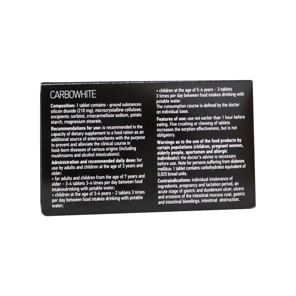 Carbowhite Tablets 24's