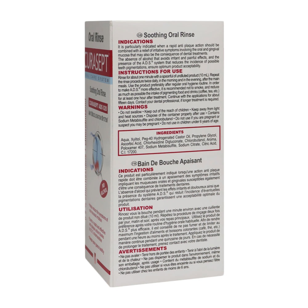 Curasept ADS Soothing Oral Rinse 200 mL