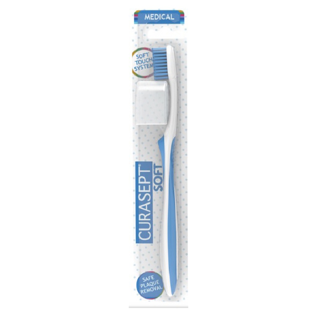Curasept Medical Classic Blue Soft Toothbrush, Pack of 1's