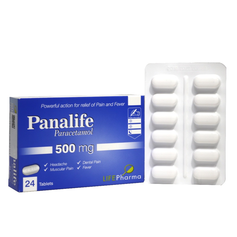 Panalife 500 mg Paracetamol Tablets 24's