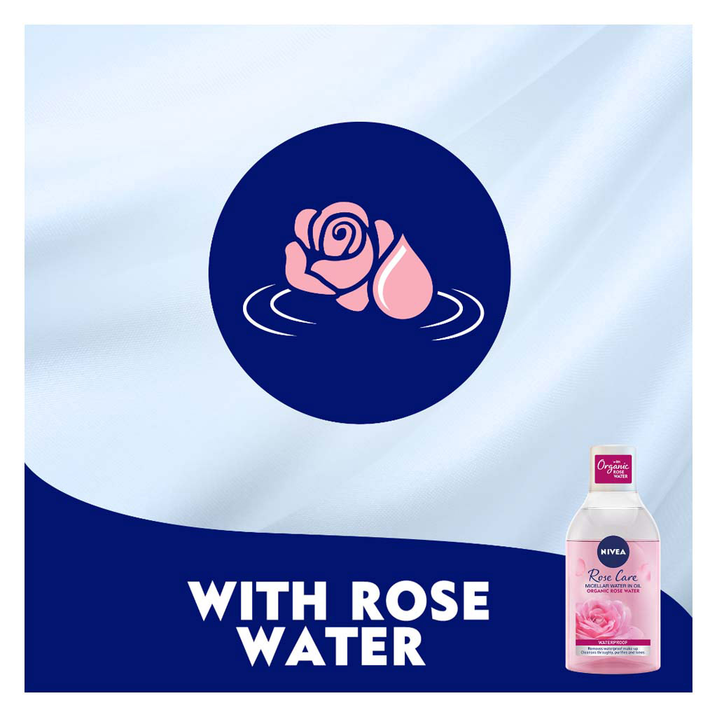 Nivea Rose Care Micellar Water In Oil Makeup Remover 400ml