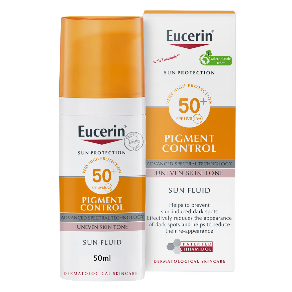 Eucerin Sun Pigment Control Sunscreen SPF50+ Sun Fluid For Uneven Skin Tone 50ml
