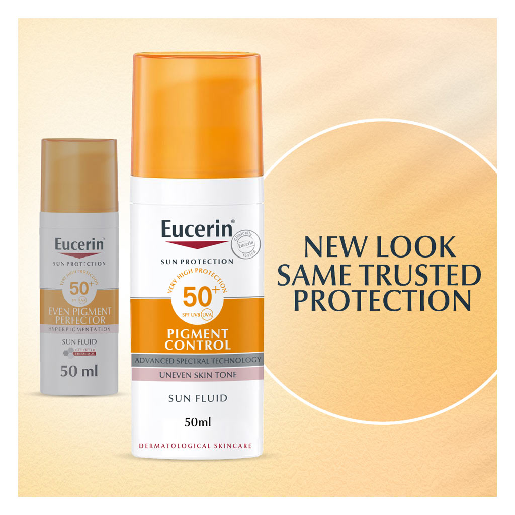 Eucerin Sun Pigment Control Sunscreen SPF50+ Sun Fluid For Uneven Skin Tone 50ml