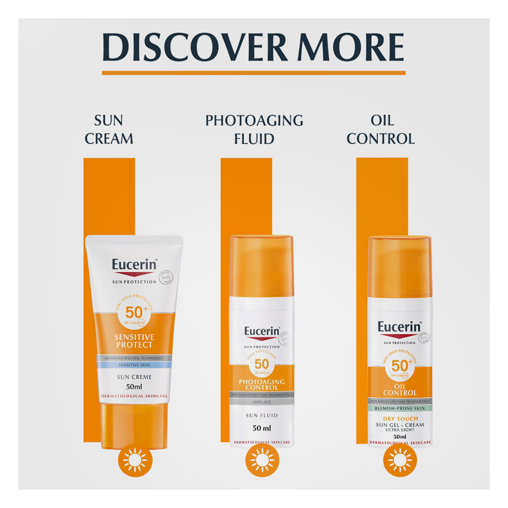 Eucerin Sun Pigment Control Sunscreen SPF50+ Sun Fluid For Uneven Skin Tone 50ml